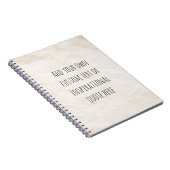 Carnet Créez votre propre devis de motivation papier Vint (Côté Droit)