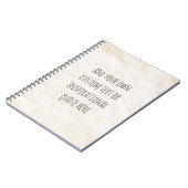 Carnet Créez votre propre devis de motivation papier Vint (Côté gauche)