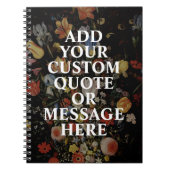 Carnet Créez votre propre devis Floral (Devant)