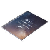 Carnet Créez votre propre devis personnalisé - Ciel noctu (Côté gauche)