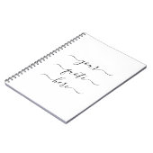 Carnet Créez votre propre devis personnalisé Script éléga (Côté gauche)
