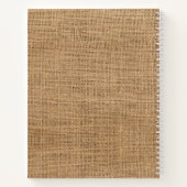 Carnet Créez votre propre famille Recettes favorites Burl (Dos)