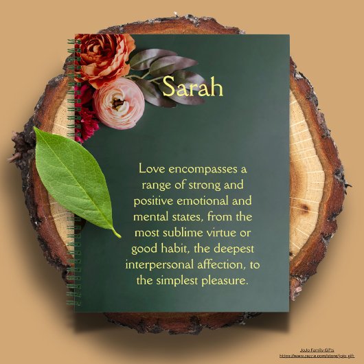 Carnet Créez votre propre image et texte l Moderne fémini