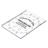 Carnet Créez Votre Propre Modèle (Côté gauche)