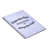 Carnet Créez votre propre modèle personnalisé (Côté Droit)