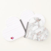 Carnet Créez votre propre Modèle vierge en marbre doré Ro (Intérieur)