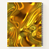 Carnet Créez votre propre Monogramme noir or (Dos)