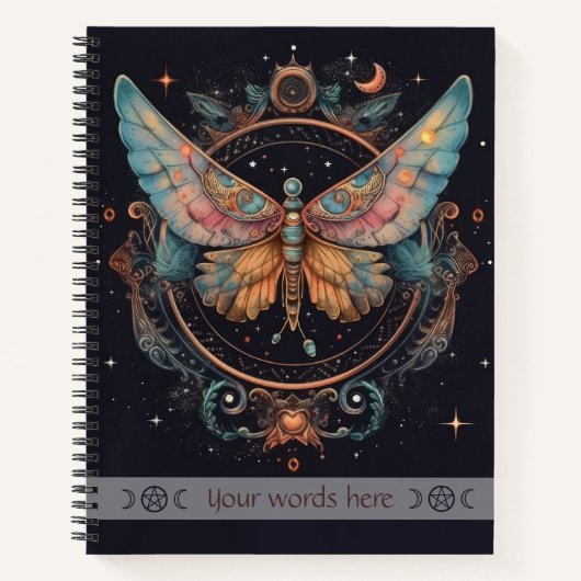 Carnet Créez Votre Propre Papillon Steampunk Céleste (Devant)