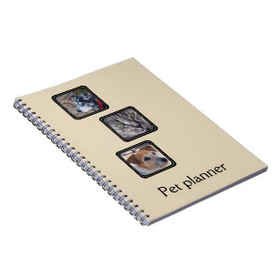 Carnet Créez votre propre planificateur d'animal familie