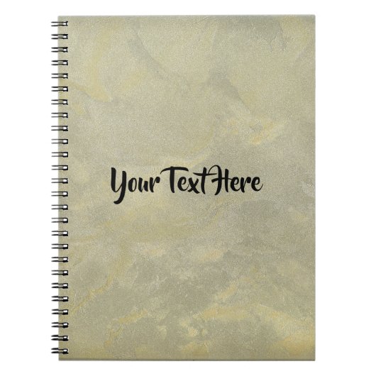 Carnet Créez Votre Propre Plâtre Métallique En Argent Et  (Devant)