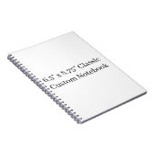 Carnet Créez Votre Propre Promotion de Marque Simple (Côté Droit)