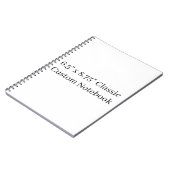 Carnet Créez Votre Propre Promotion de Marque Simple (Côté gauche)