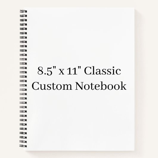 Carnet Créez Votre Propre Promotion de Marque Simple (Devant)