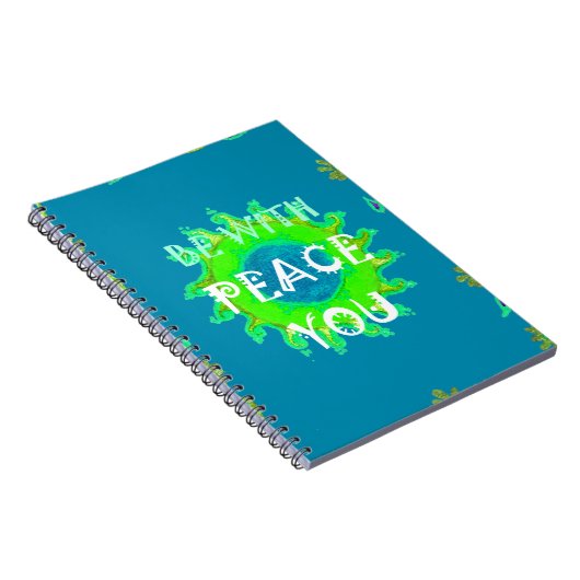 Carnet Créez Votre Propre Shalom Peace Soyez Avec Vous To (Côté Droit)