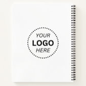 Carnet Créez votre propre spirale de luxe de 8,5 po x 11  (Dos)