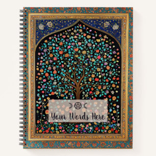 Carnet Créez Votre Propre Tapisserie de l'Arbre de Vie au