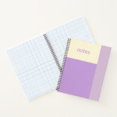 Carnet Crème à la glycine (Intérieur)