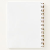 Carnet Crème Blanc Sage Vert Aquarelle Grenouille Motif (Dos)