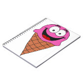 Carnet Crème de glace rose (Côté gauche)