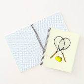 Carnet Crème double de tennis (Intérieur)