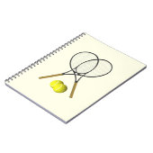 Carnet Crème double de tennis (Côté gauche)