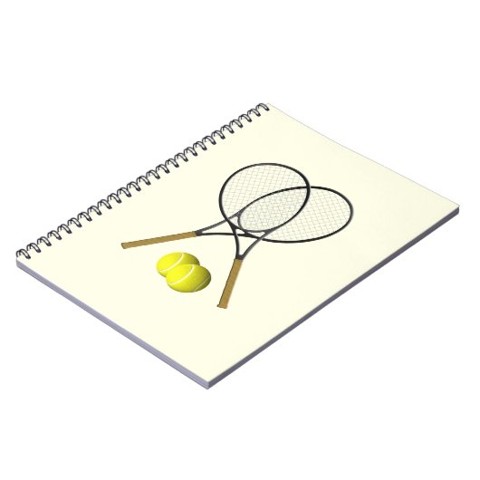 Carnet Crème double de tennis (Côté gauche)