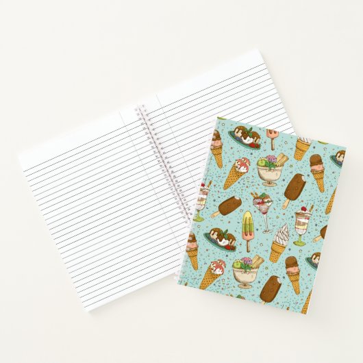 Carnet Crème glacée (Intérieur)