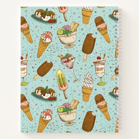 Carnet Crème glacée (Dos)