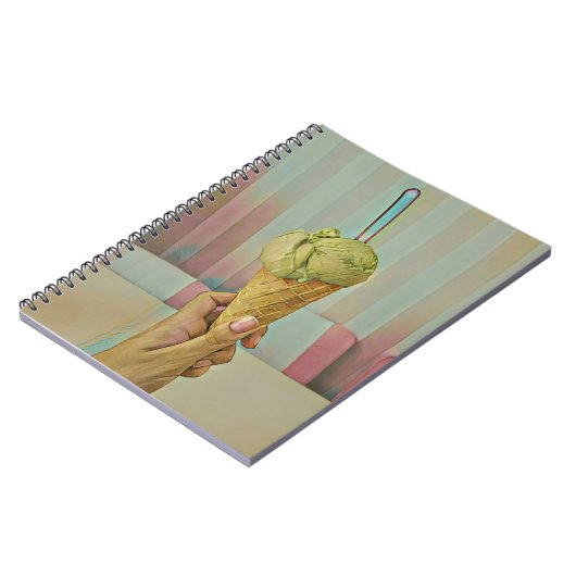 Carnet Crème glacée au chocolat (Côté gauche)