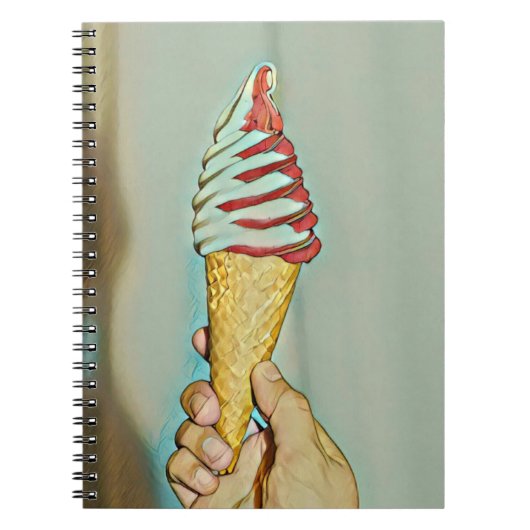 Carnet Crème glacée au chocolat (Devant)
