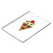 Carnet Crème glacée au chocolat à la menthe (Côté gauche)