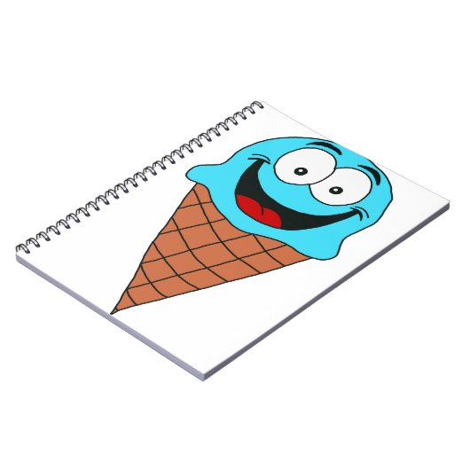 Carnet Crème glacée bleu clair (Côté gauche)