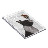 Carnet Crème glacée Boston Terrier (Côté Droit)