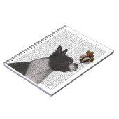 Carnet Crème glacée Boston Terrier (Côté gauche)