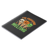 Carnet Crème Glacée Fondante Halloween (Côté gauche)