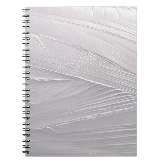 Carnet Crème glacée neige blanche hiver (Devant)