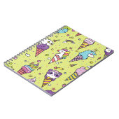 Carnet Crème glacée Pop Cute : Motif animal (Côté gauche)