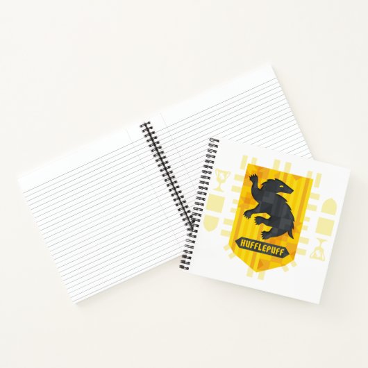 Carnet Crest Abstrait HUFFLEPUFF™ (Intérieur)