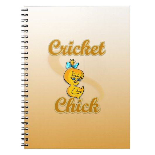 Carnet Cricket Chick (Devant)