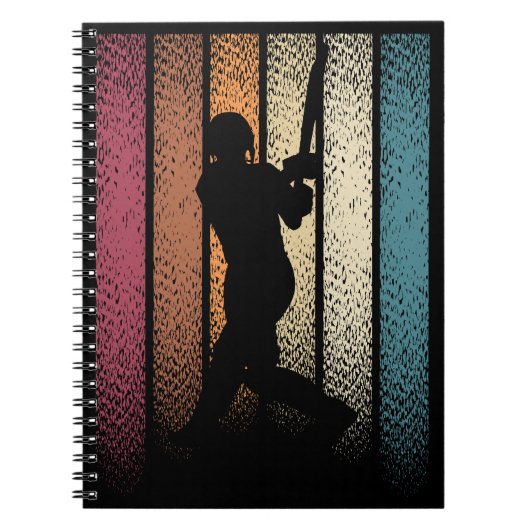 Carnet Cricket Rétro Vintage (Devant)