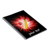 Carnet Cricket ; rouge (Côté Droit)