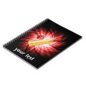 Carnet Cricket ; rouge (Côté gauche)