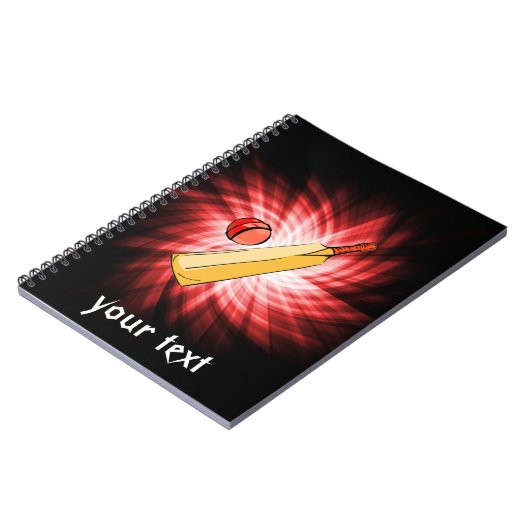 Carnet Cricket ; rouge (Côté gauche)