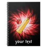 Carnet Cricket ; rouge (Devant)