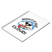 Carnet Crie un Nuage Drôle de Pun de Musique (Côté gauche)