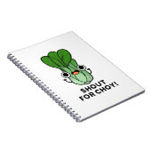 Carnet Criez pour Choy Choy Blague de légume fun Bok Choy (Côté Droit)