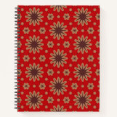 Carnet Crimson Starburst Bloom (Devant)