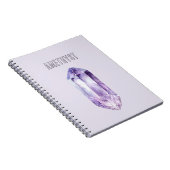 Carnet Cristal d'Améthyste Violet (Côté Droit)