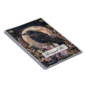 Carnet Cristal de Corbeau Mystique (Côté Droit)