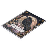 Carnet Cristal de Corbeau Mystique (Côté gauche)